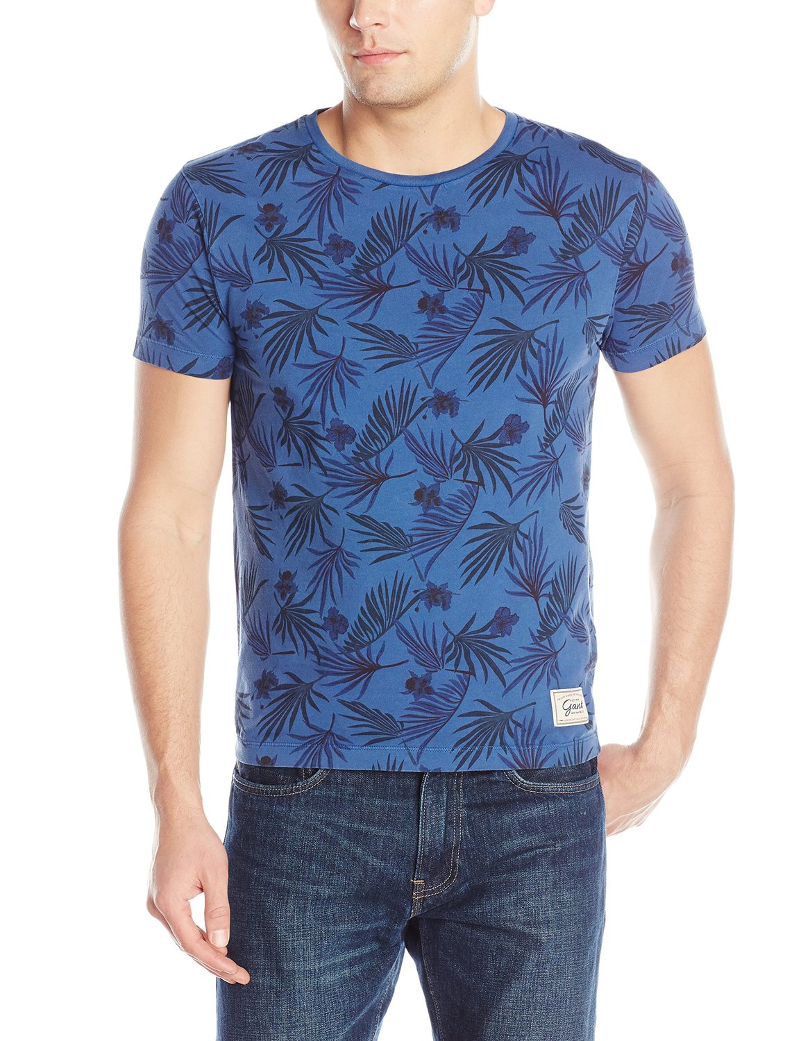 GANT Men's Floral Overdyed T-Shirt